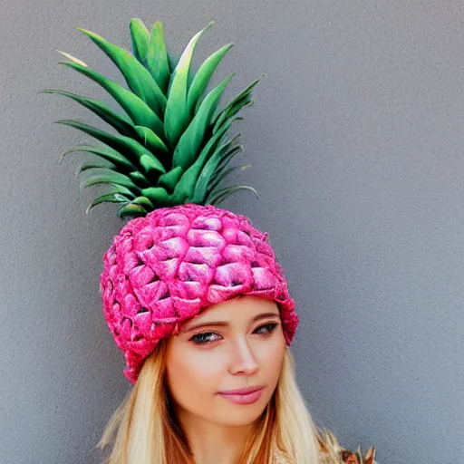 Image similar to pinapple tropic hat