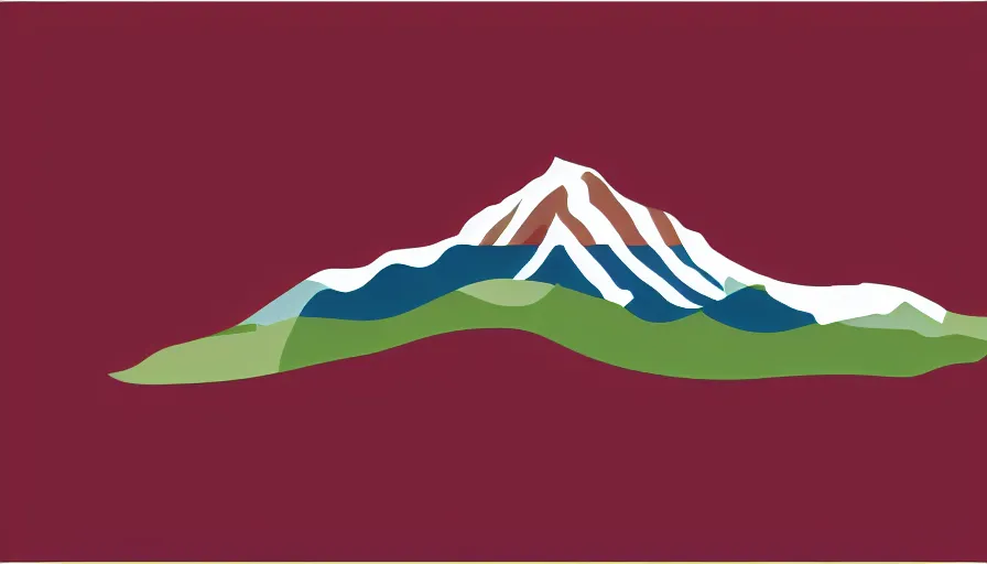 Image similar to A flag representing Idaho's Salmon River mountain valley, vector graphic, vexillology,