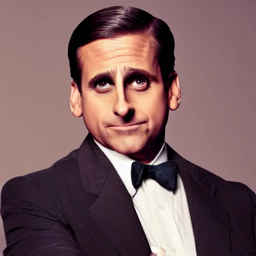 Prompt: Steve Carell in the Mad Men serie