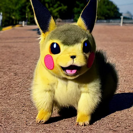Prompt: Save the real-life Pokemon from climate change! Put a fee on carbon<description>Scary pokemon baring his teeth and growling</description>