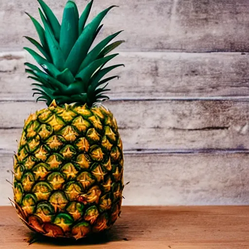 Prompt: product photo of a pineapple fused with a bazooka, centered, highly detailed, balanced colors