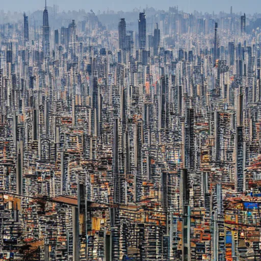 Image similar to dystopian sao paulo, marginal pinheiros, 8 k, art by petter steen and daniel dociu and david edwards