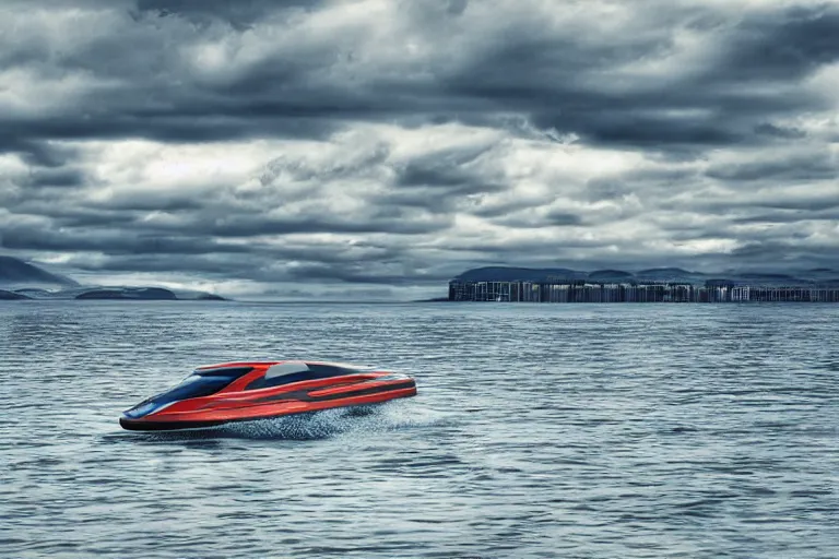 Prompt: futuristic speedboat by Apple, XF IQ4, 150MP, 50mm, f/1.4, ISO 200, 1/160s, natural light, Adobe Photoshop, Adobe Lightroom, DxO Photolab, Corel PaintShop Pro, rule of thirds, symmetrical balance, depth layering, polarizing filter, Sense of Depth, AI enhanced