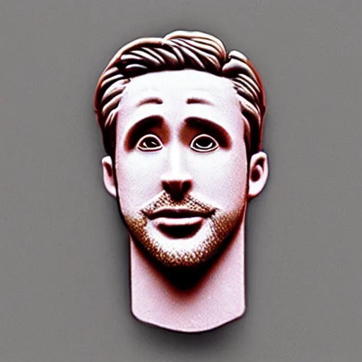 Image similar to plasticine ryan gosling