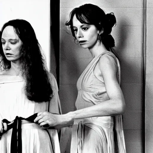 Image similar to suspiria, 1 9 7 7, behind the scenes