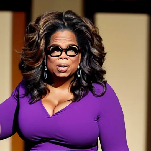Prompt: Oprah giving people guns