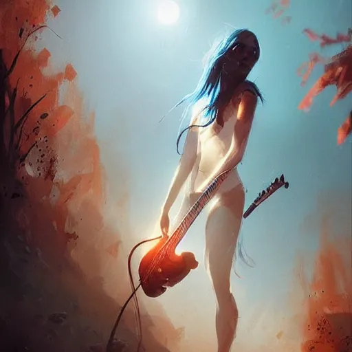 Prompt: 🎸, Greg rutkowski, Trending artstation, cinematográfica, digital Art