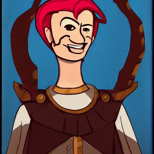 Image similar to portrait of character Lifeline smiling, in the style of valorant