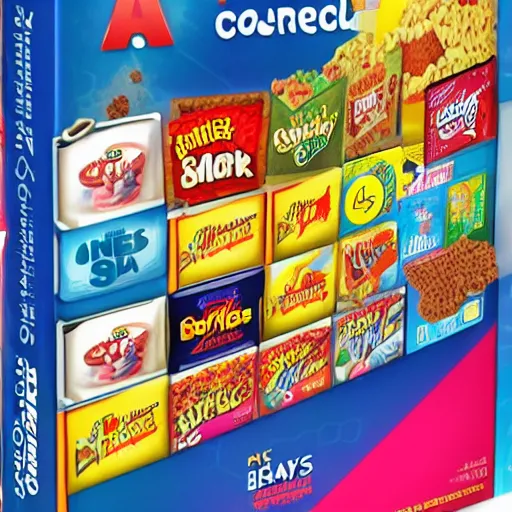 Image similar to a box of cereal but it’s a video game