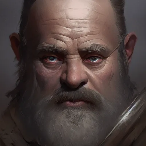 Image similar to a portrait of dwarf, intricate, headshot, highly detailed, digital painting, artstation, concept art, sharp focus, cinematic lighting, illustration, art by greg rutkowski, cgsociety