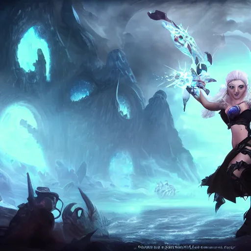 Prompt: kerli koiv in the artstle arcane : league of legends, christopher c lee, digital art, matte painting, dramatic