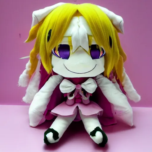 Prompt: cutest fumo plush of a cursed magical girl