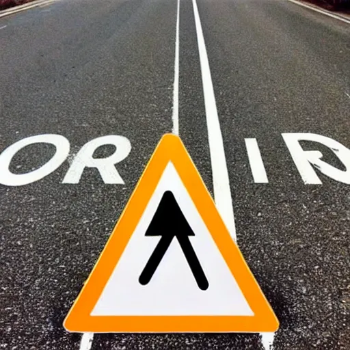 Image similar to a photo of a traffic sign “ no gorping ahead ”
