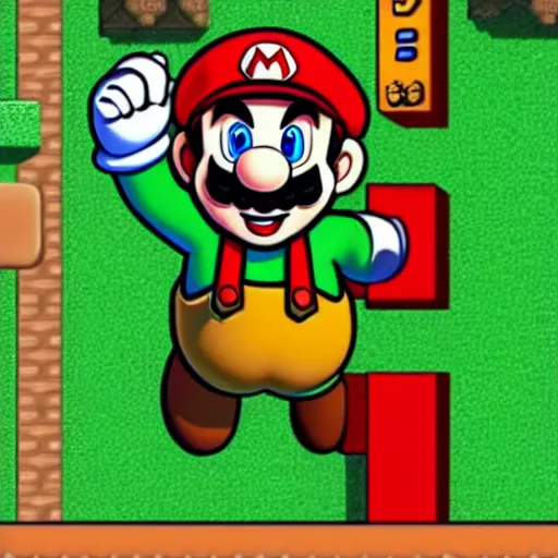 Image similar to sad super mario