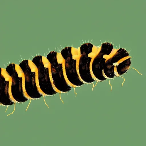 Image similar to caterpillar in style of Vince Locke