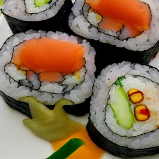 Image similar to disgusting sushi meal