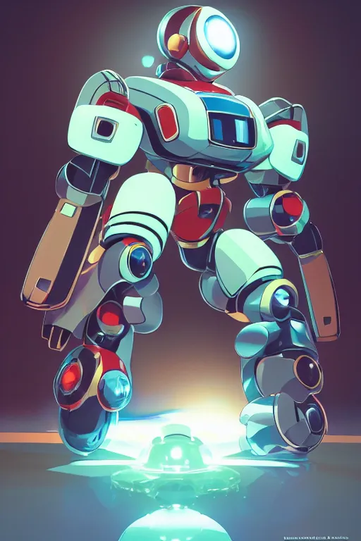 Image similar to metabots medabots medarotto medarot robot minimalist comics, behance hd by jesper ejsing, by rhads, makoto shinkai and lois van baarle, ilya kuvshinov, rossdraws global illumination ray tracing hdr radiating a glowing aura