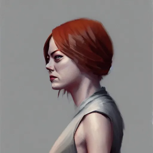 Image similar to A portrait of Emma Stone, sith, star wars art, art by greg rutkowski, matte painting, trending on artstation