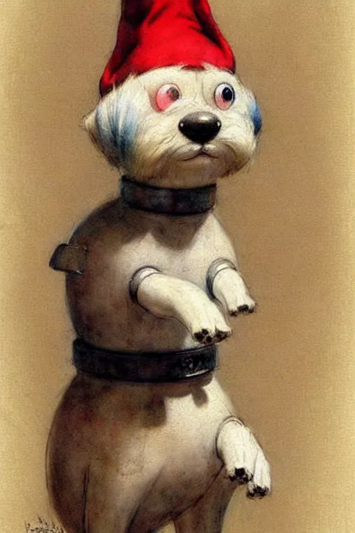 Image similar to ( ( ( ( ( 1 9 5 0 s robot knome pet dog. muted colors. ) ) ) ) ) by jean - baptiste monge!!!!!!!!!!!!!!!!!!!!!!!!!!!!!!