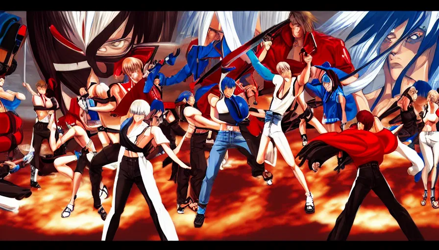 SNK: King of Fighters Character Art Jam 