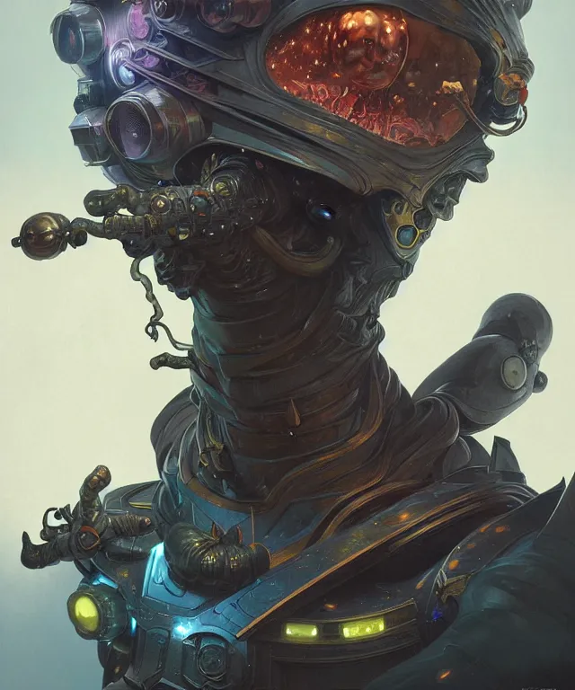 Image similar to Jamie Oliver as Space Ork, portrait, fantasy, intricate, elegant, highly detailed, digital painting, artstation, concept art, smooth, sharp focus, illustration, art by artgerm and greg rutkowski and alphonse mucha