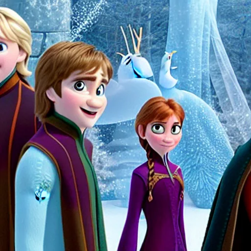 Image similar to A still of Harry Potter in Frozen (2013)