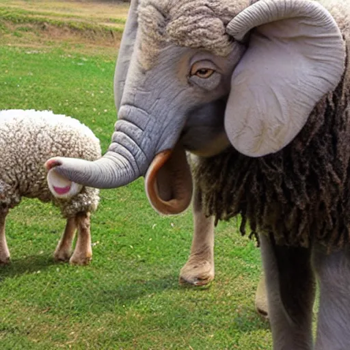 Prompt: sheepsheepsheepsheeplephant