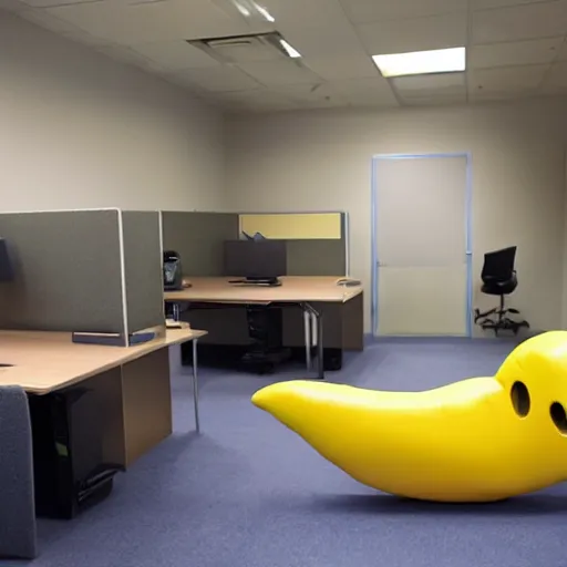 Image similar to pacman in the office