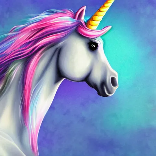 Image similar to unicorn digital art