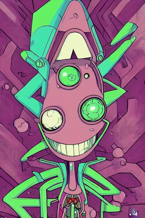 invader Zim oc trix (gacha life base) Trix the Alien - Illustrations ART  street