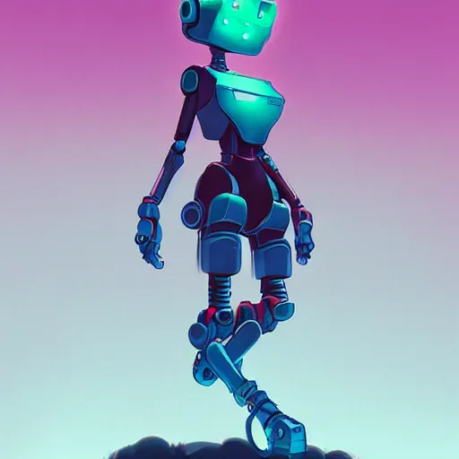 Image similar to flowerpunk robot, minimalist, behance hd by jesper ejsing, by rhads, makoto shinkai and lois van baarle, ilya kuvshinov, rossdraws global illumination