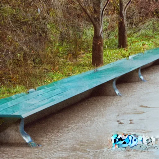 Prompt: photograph of a wet bench