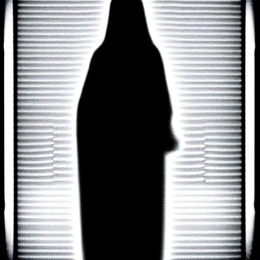 Image similar to vhs static overlay of marian apparition, vhs, 1 9 9 0, highly realistic, highly detailed, vhs noise static, black and white, vhs glitch