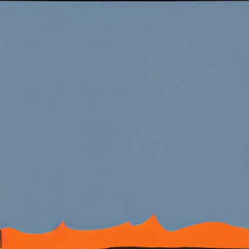 Prompt: 1960s minimalist illustration of a volcano