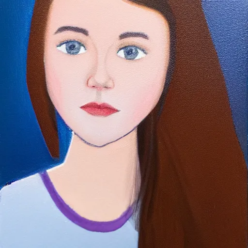 Image similar to https://s.mj.run/SVF9-OTU880 https://artbreeder.b-cdn.net/imgs/e304bf5b490f19c85cd53281a2de.jpeg portrait of a welsh teenage girl with dark brown hair, glowing skin, delicate features, amelie poulain, fantasy, intricate, elegant, dress shirt, highly detailed, digital painting, artstation, concept art, smooth, sharp focus, illustration, art by Krenz Cushart and Artem Demura and alphonse mucha