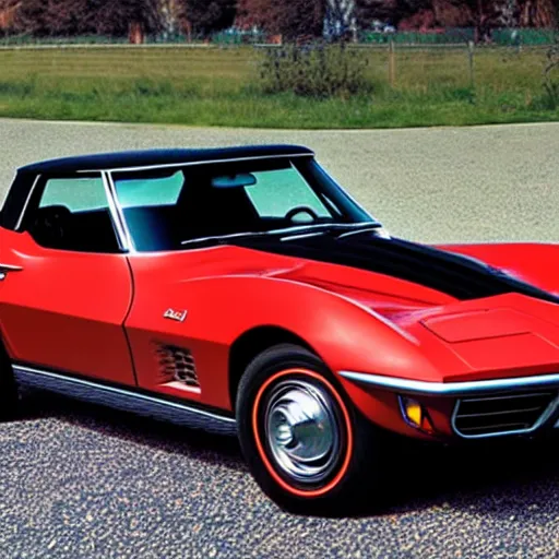 Image similar to different ( ( ( variant ) ) ) design of the corvette c 2 1 9 6 9.