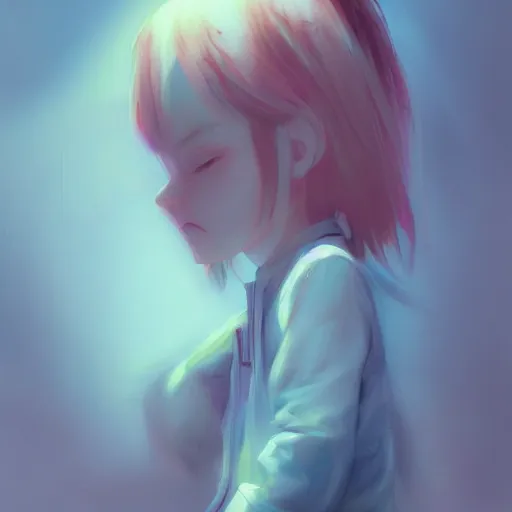 Image similar to beautiful huggy-wuggy from poppy-playtime the video game, digital painting by Hiyao Miyazaki, Studio Ghibli, Yanjun Cheng, portrait, cinematic lighting, highly detailed, concept art, Atmosphere, illustration, smooth, sharp focus, editor's pickup, trending on artstation, trending on deviantart