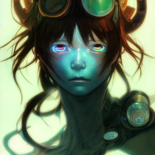 Image similar to prompt : ragnarok online portrait soft light painted by james jean and katsuhiro otomo and erik jones, inspired by akira anime, smooth face feature, intricate oil painting, high detail illustration, sharp high detail, manga and anime 1 9 9 9