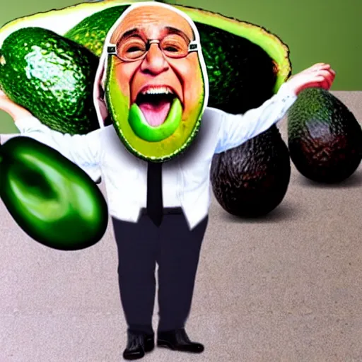 Image similar to avocado danny devito