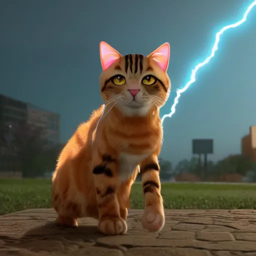 Prompt: Danny Devito as a cat boy render as a very beautiful 3d anime boy, long braided hair, hazel eyes, full round face, cinematic lightning, medium shot, mid-shot, highly detailed, trending on Artstation, Unreal Engine 4k, cinematic wallpaper