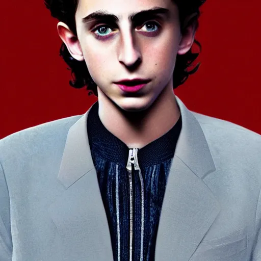 Prompt: timothee chalamet as spiderman