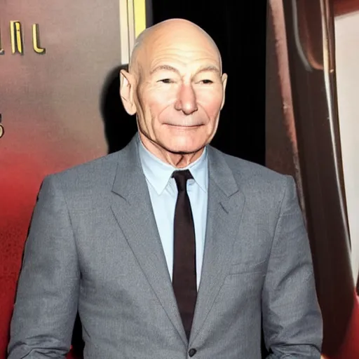 Image similar to patrick stewart