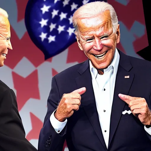 Image similar to joe biden with johnny cash