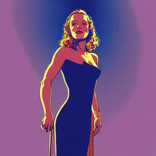 Image similar to rachel mcadams retro minimalist portrait by jean giraud, moebius starwatcher comic, 8 k