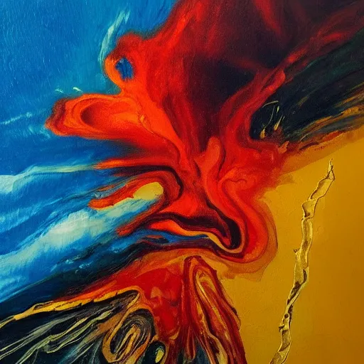 Image similar to “eruptions oil panting”