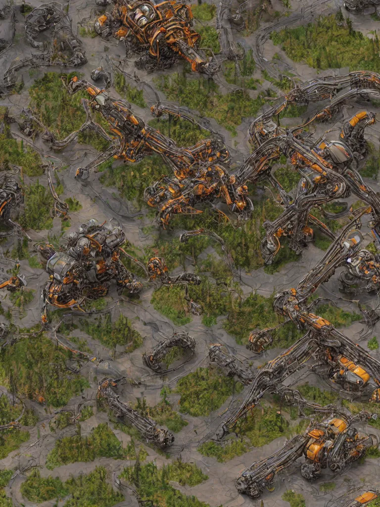 Image similar to photo realistic factorio biter by disney concept artists, blunt borders, rule of thirds