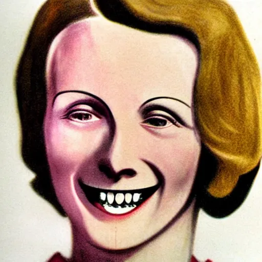 Image similar to a 1 9 2 8 color drawing portrait. calm, happy, healthy, smiling, sporty, young, glowing greta garbo in athletic wear with big smile and healthy teeth. realistic, high quality.