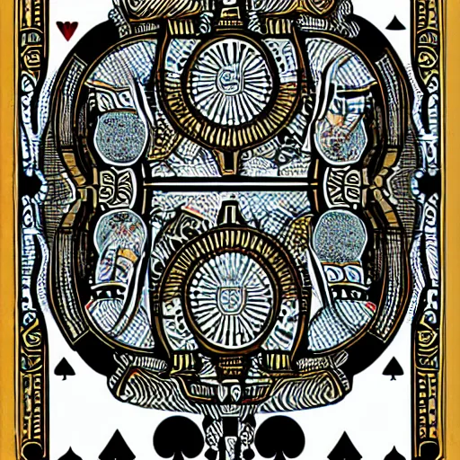 Image similar to a playing card