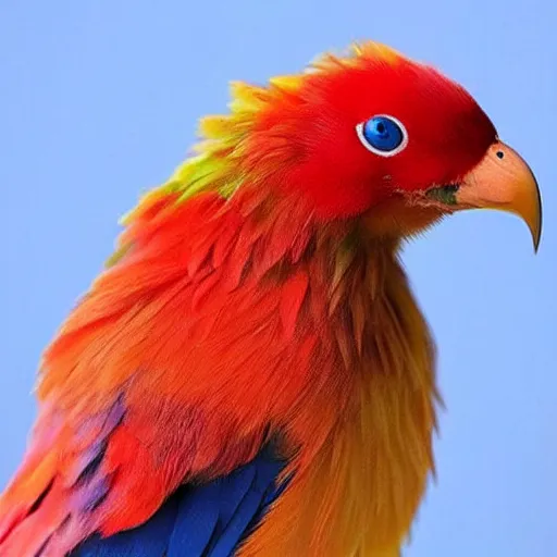 Image similar to The worlds cutest!!! bloodthirsty colorful bird