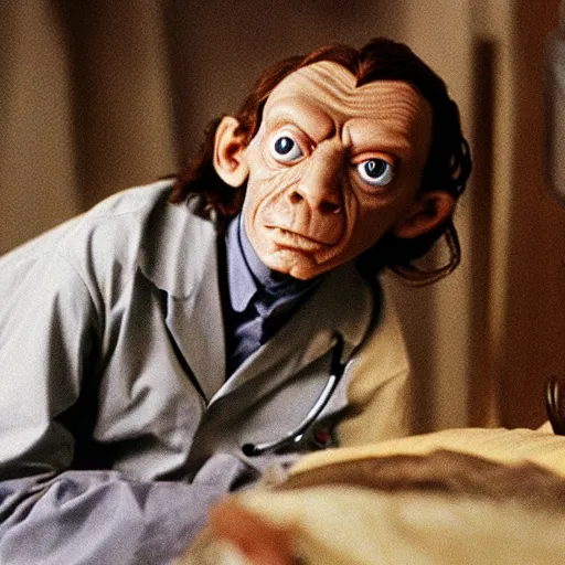 Image similar to photo of Sméagol as a doctor